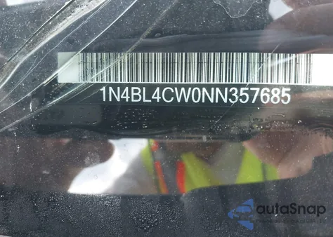 2022 Nissan Altima Sr Intelligent Awd из США, поврежденный, VIN 1N4BL4CW0NN357685